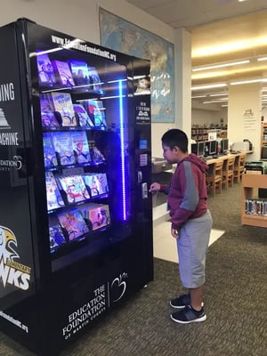 Student Reaping the Rewards of A School Book Program
