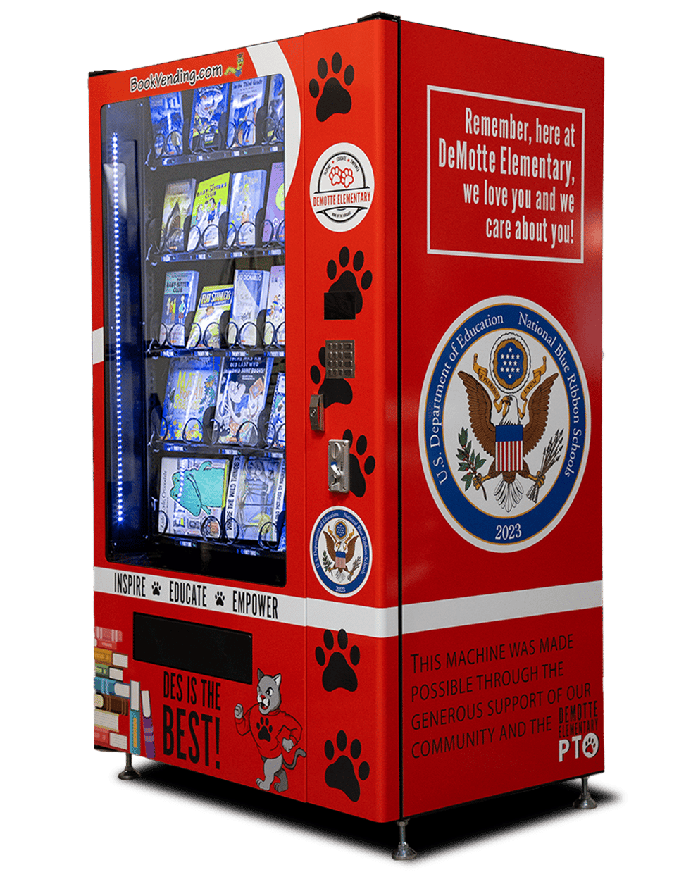 Design Gallery | Inchy's Book Vending Machine™